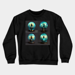 Steampunk Snowglobes Crewneck Sweatshirt